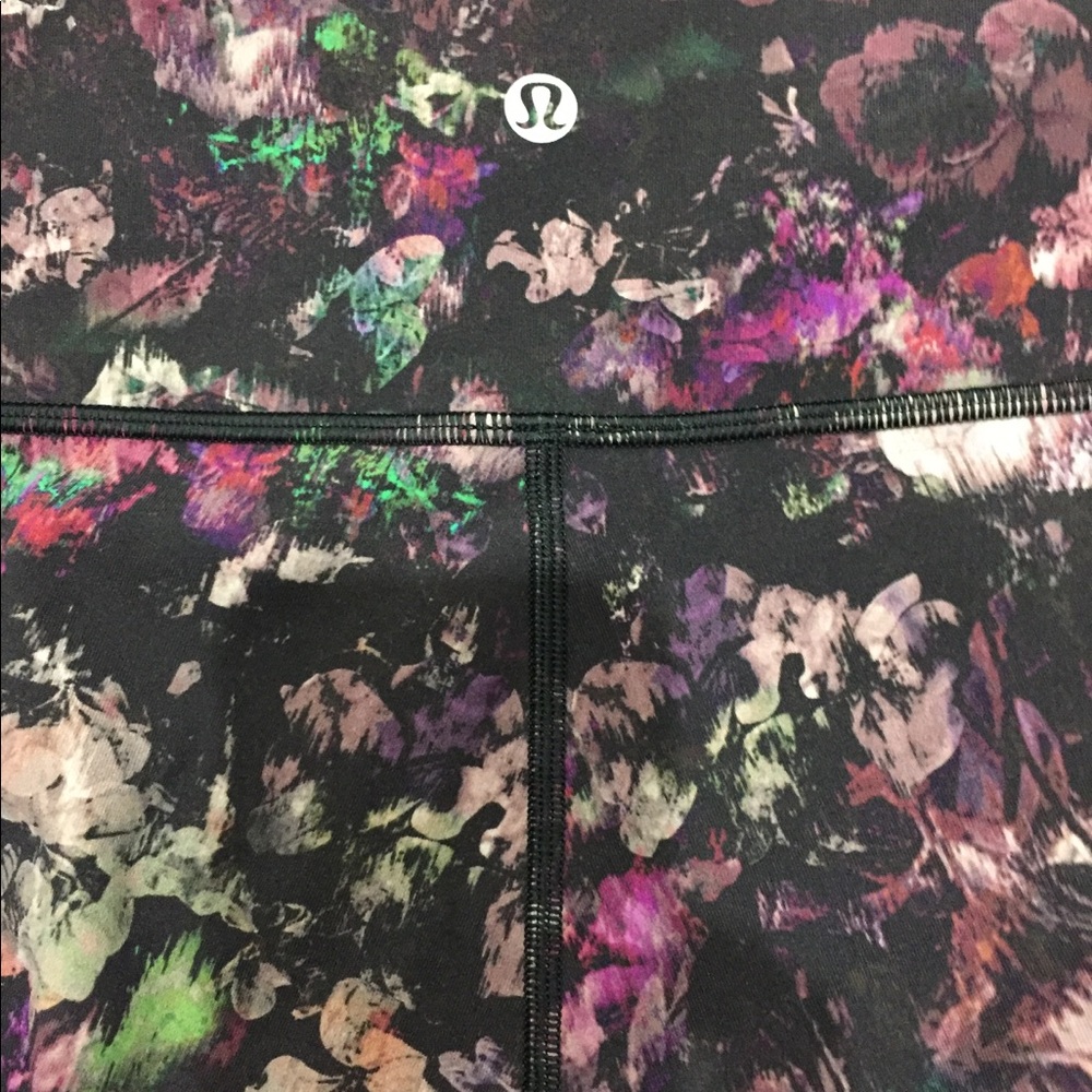 Lululemon wunder under high rise tight- full on luxtreme in floral illusion- 6 - Picture 3 of 4